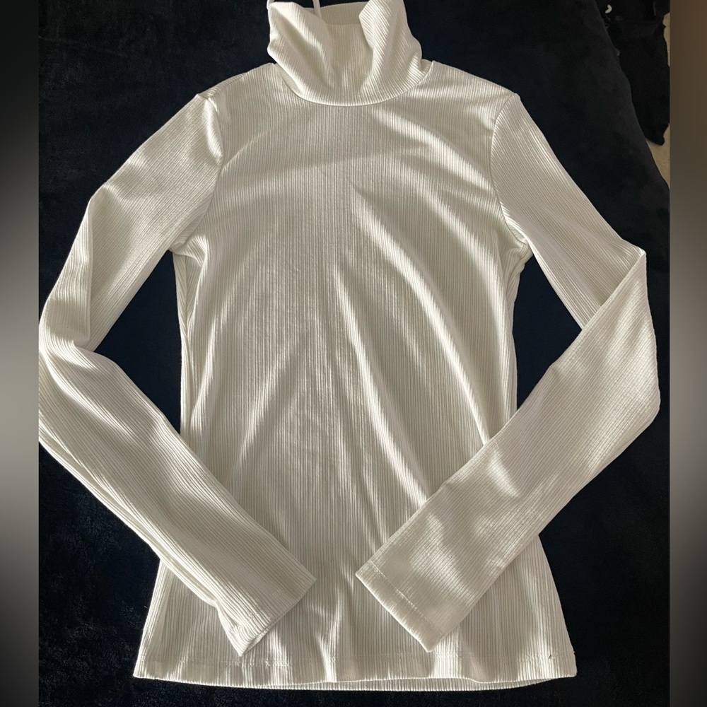 white turtle neck